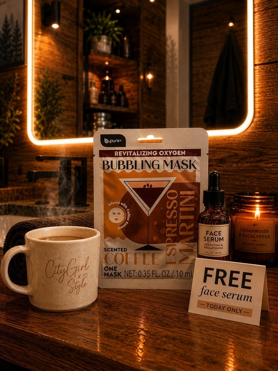 Other - VIRAL Coffee Espresso Bubbling Face Mask + Free Face Serum Today Only